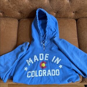 Blue 'Made in Colorado' Hoodie